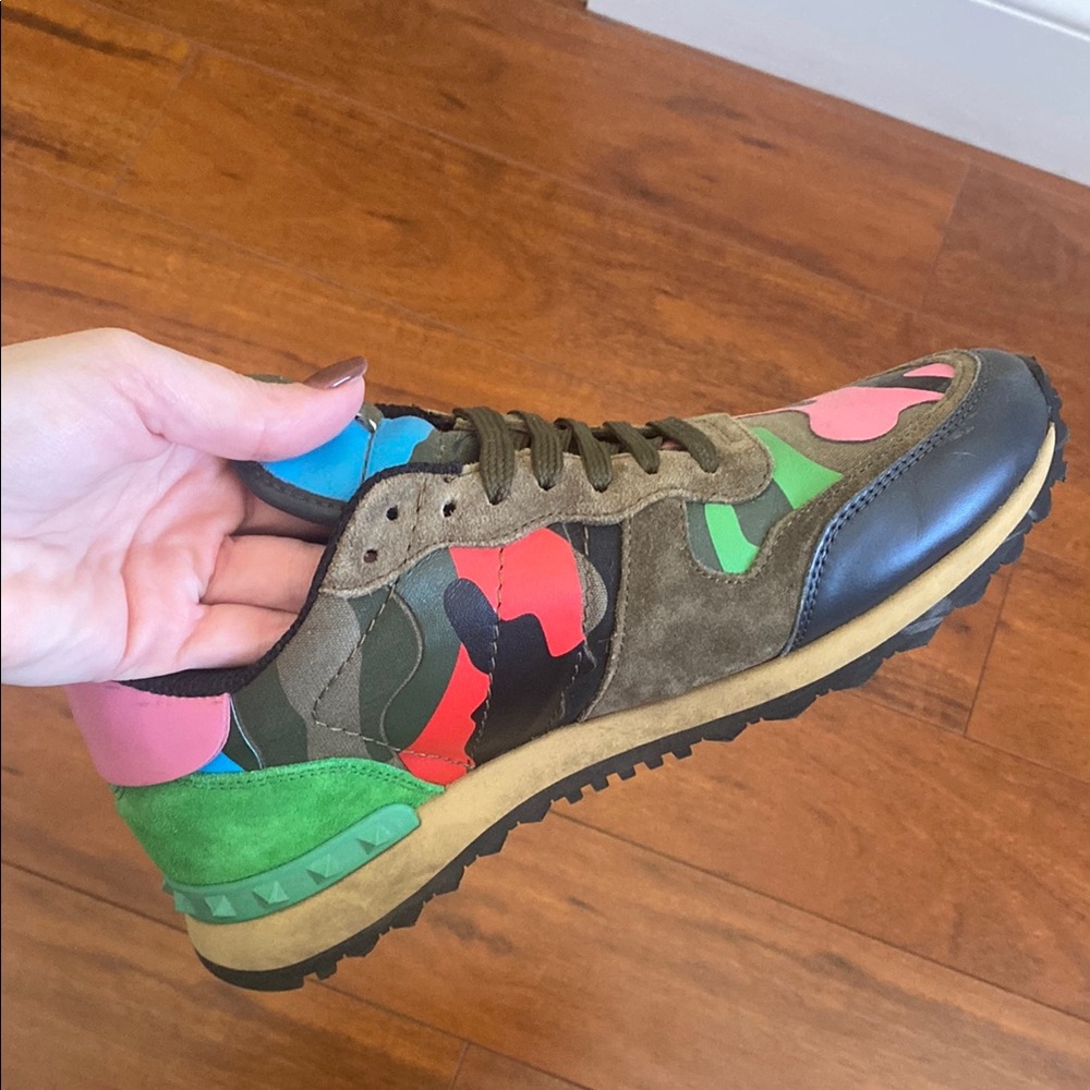 Colorful Camouflage Sneakers